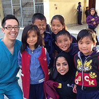 Dr. Rex on a pediatric dental mission trip